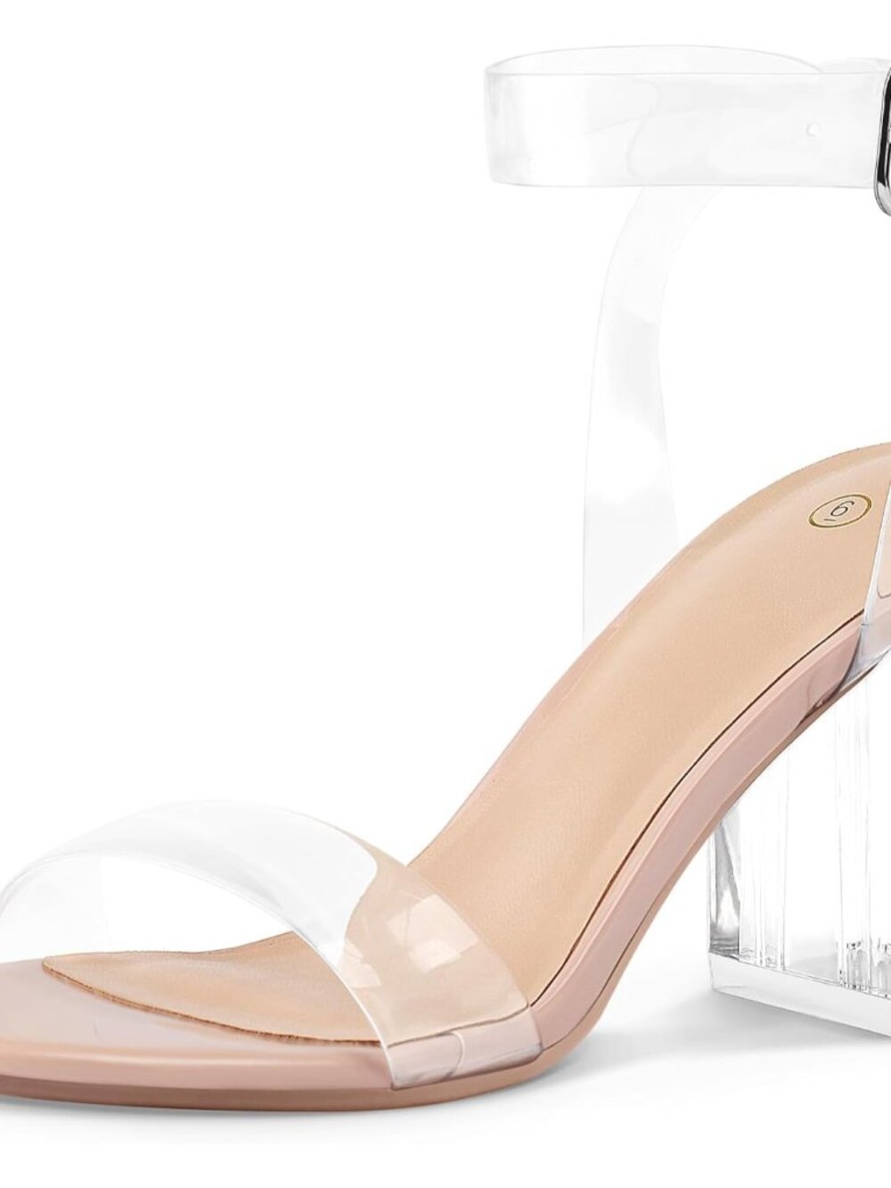 Women's Chunky Block Heels Open Toe Ankle Strap Heeled Sandals